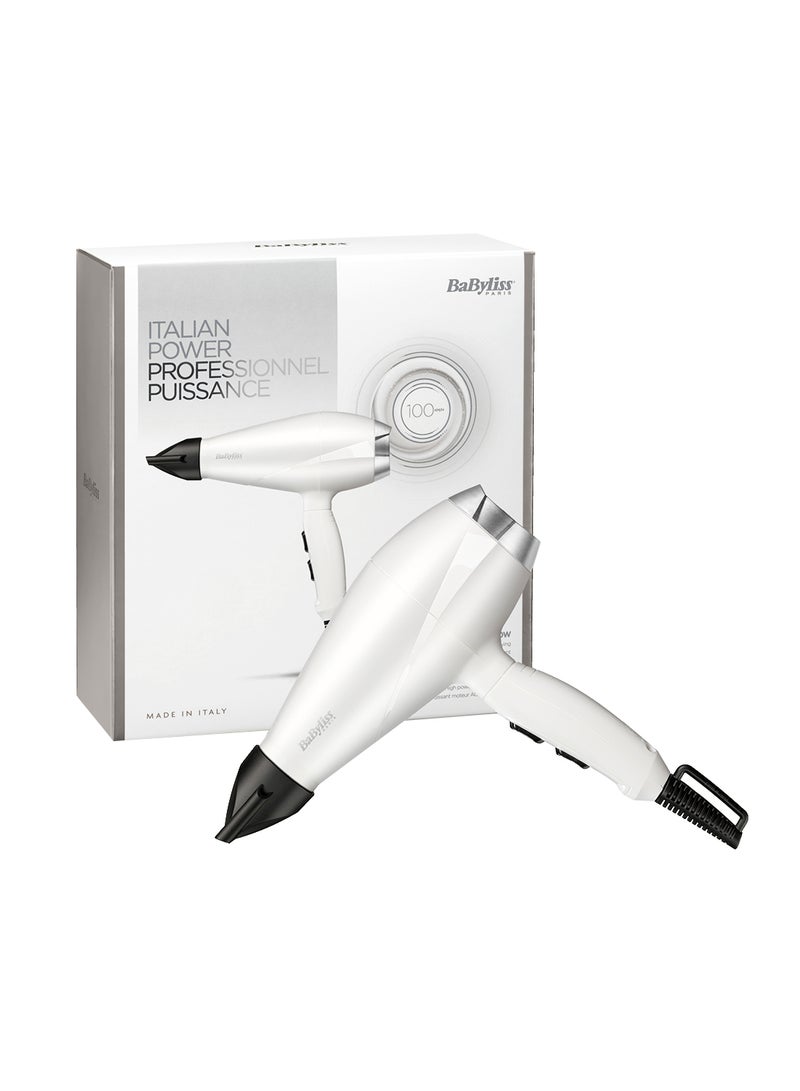 BaByliss AC Hair Dryer White - Image 1