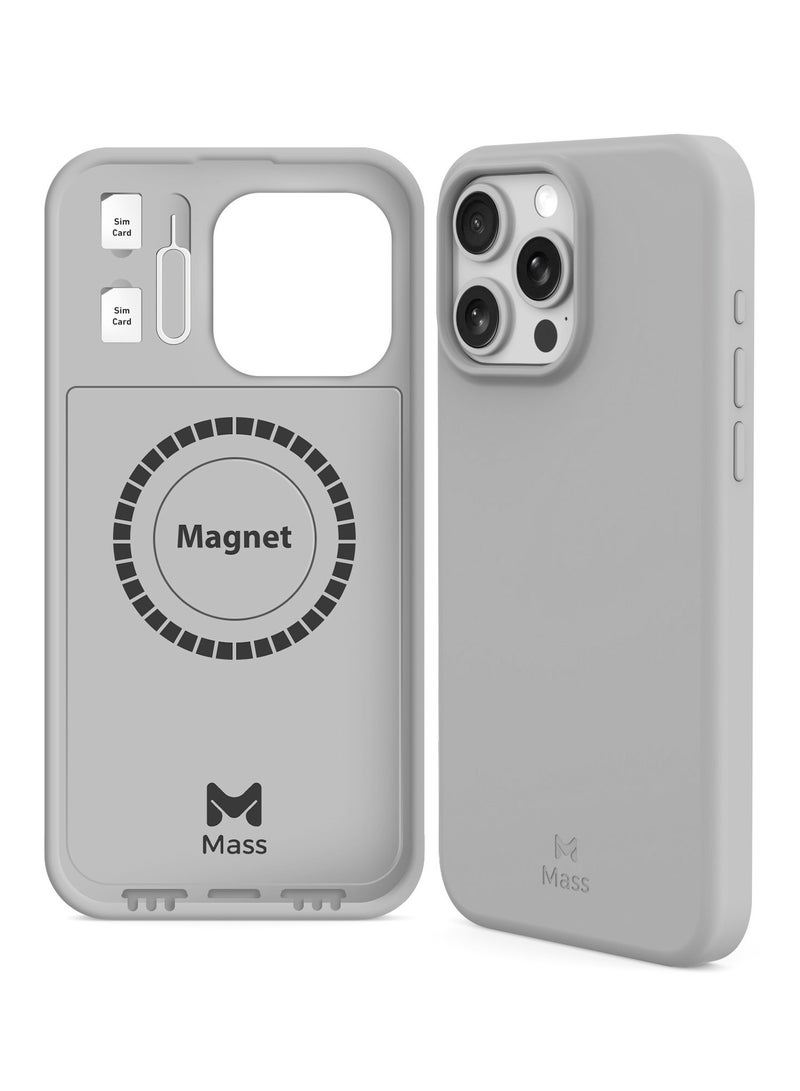 ماس كفر ماس ايفون 15برو ماكس إنڤينيت ماج سيف 6 في 1 تيتانيوم - Image 1