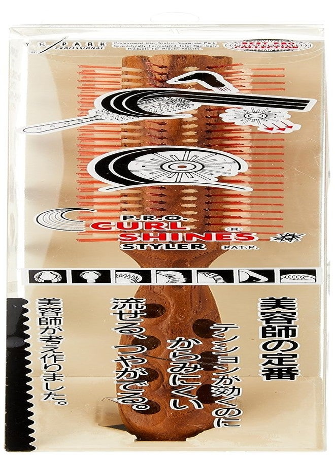 Y.S.Park Y.S. Park, Hair Brush 34 x 215 mm - Pack of 1, Brown - Image 3