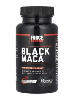 Force Factor Black Maca 1000mg - 60 Capsules  - Image 1