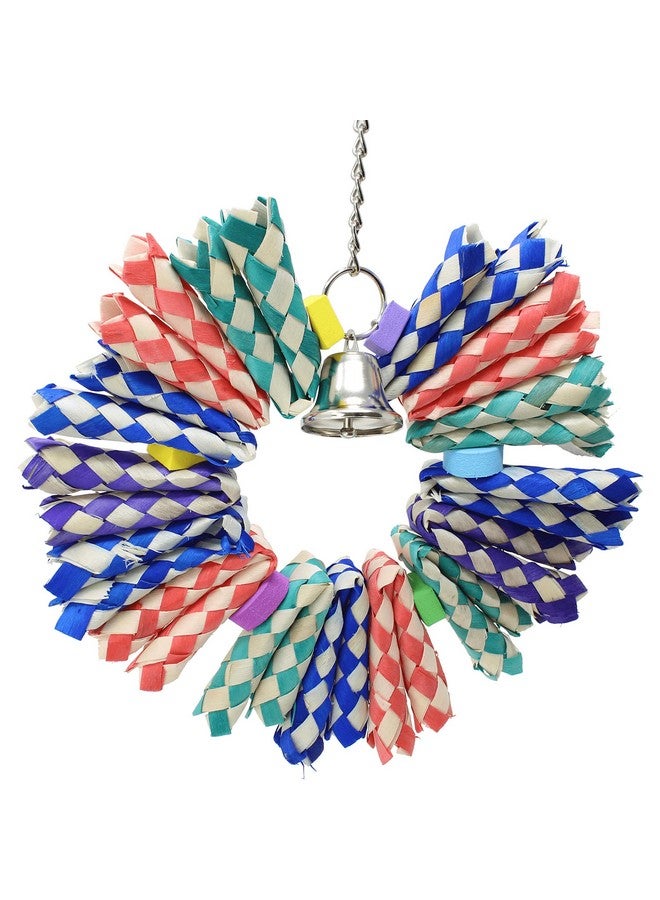 Bonka Bird Toys Bonka Bird Toys 1139 Shredburst Colorful Bamboo Shredding Parrot Parrotlet Cockatoo African Grey Amazon - Image 1