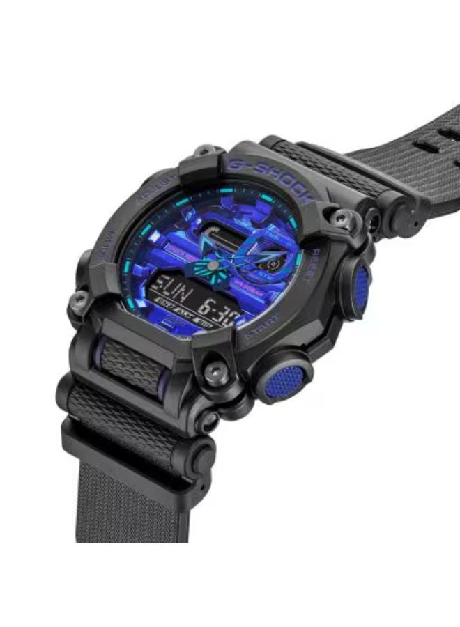 كاسيو ساعة يد تناظرية ورقمية مصنوعة من الراتنج GA-900VB-1ADR - Image 3