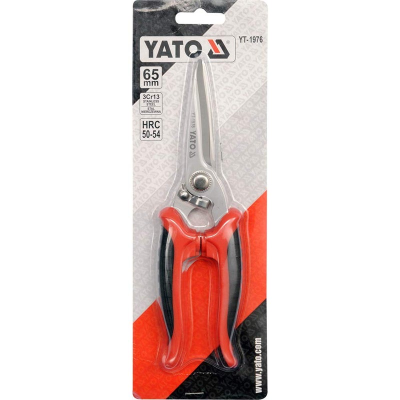 Yato YT1976 Multi Function Scissors 3Cr13SS stainless steel5054 HRCLength 200mmNonslip TPR layerIndustrial ToolsPower ToolsHand ToolsWorkshopsHousehold WorksCutting Tools - Image 2