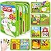 Gagule Busy Book for Toddlers 13 Montessori Toys for 1 2 Year Old Boy Girl Birthday Gifts Busy Board Educational Learning Toys for 1 Year Old Toddler Airplane Travel Toy Farm Animals Activity Books - Image 3