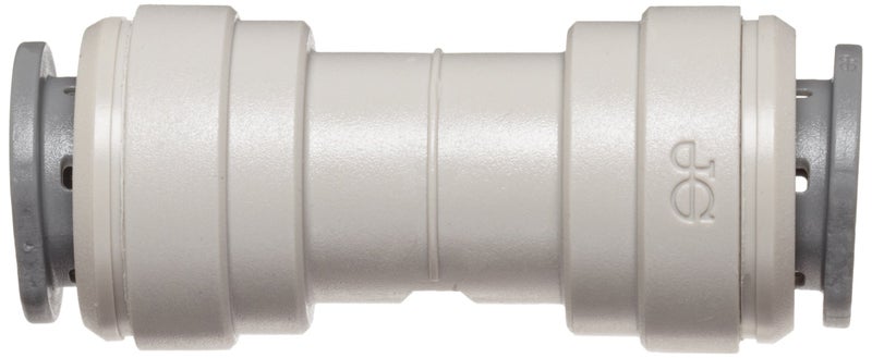 John Guest Acetal Copolymer Tube Fitting, Union Straight Connector, 1/4" Tube OD (Pack of 10) - Image 2