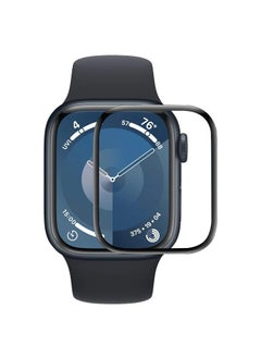 Generic For Apple Watch Series 10 42mm Screen Protector 3D Curved PC + PMMA Ultra Clear Film - (Black)  - Image 1