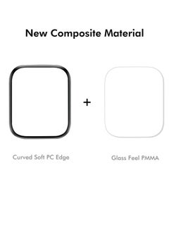 Generic For Apple Watch Series 10 42mm Screen Protector 3D Curved PC + PMMA Ultra Clear Film - (Black)  - Image 5