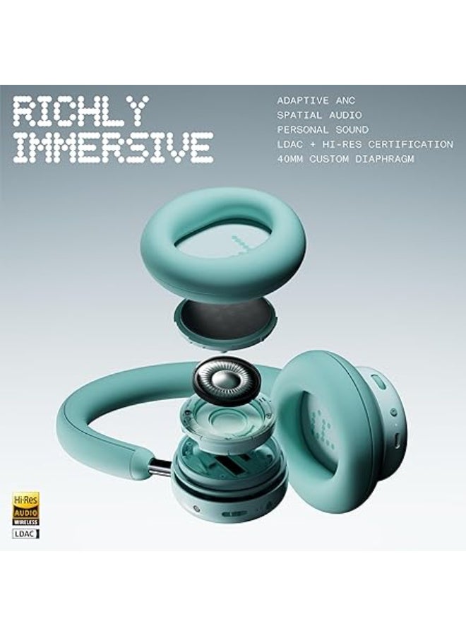 CMF by Nothing,Headphone Pro A11300010 50Hrcall time, ANC 4 Mic, B175, Light Grey - Image 4