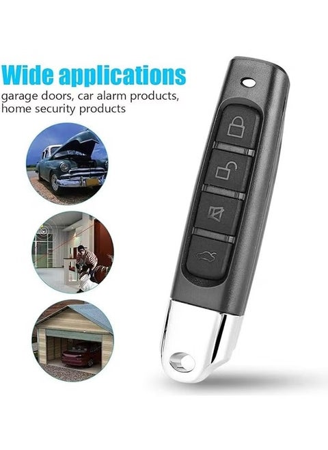 433MHz Universal Garage Door Copy Remote Controller ,Universal Car Alarm Cloning Duplicator Lock ,Opener Gate for Home and Store Roller Shutters ,Safe Lightweight Easy to Carry and Use