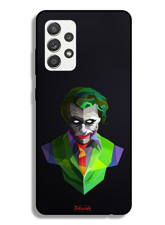 Tolwak Samsung Galaxy M32 5G Protective Case Cover Joker Abstract Art - Image 1