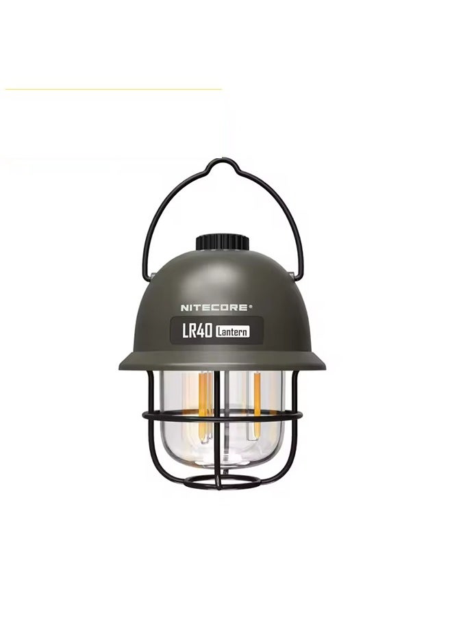 NITECORE NITECORE 2-in-1 LR40 Camping Light Power Bank 100 Lumen 3 Light Sources Portable LED USB-C Rechargeable Camping Tent Lantern  - Image 1