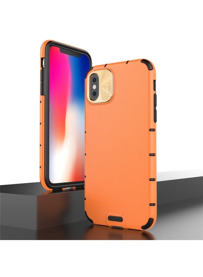 اس-توب جراب لهاتف iPhone XS Max مصنوع من الجلد المحبب المقاوم للصدمات من البولي كربونات + TPU - Image 5