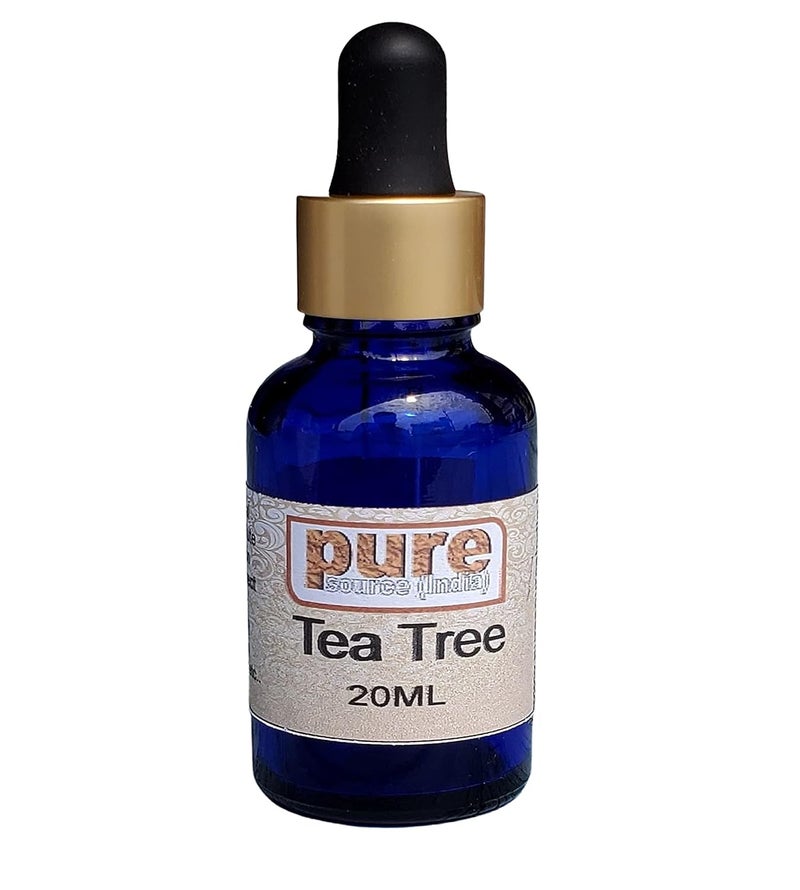 Pure Source India Pure Source India Tea Tree Essential Oils Natural for Healthy Skin Face and Hair 20ml - Image 1
