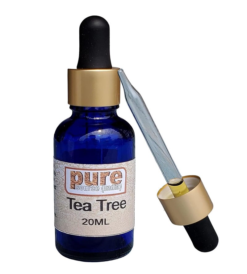 Pure Source India Pure Source India Tea Tree Essential Oils Natural for Healthy Skin Face and Hair 20ml - Image 3