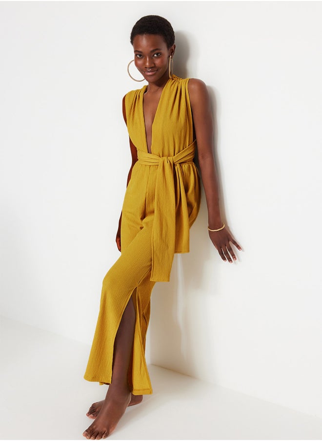 trendyol - Woven Backless Jumpsuit TBESS23TU000 - Image 1