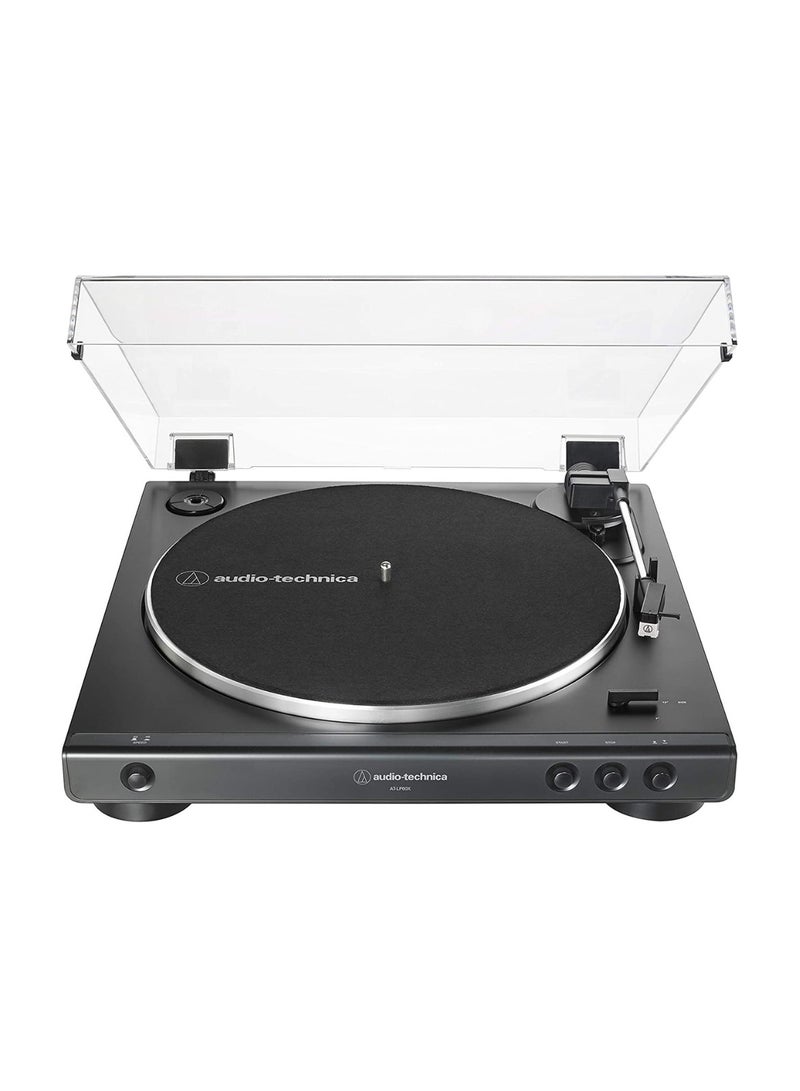 Audio-Technica AT-LP60X- Fully Belt-Drive Turntable - Black  - Image 1