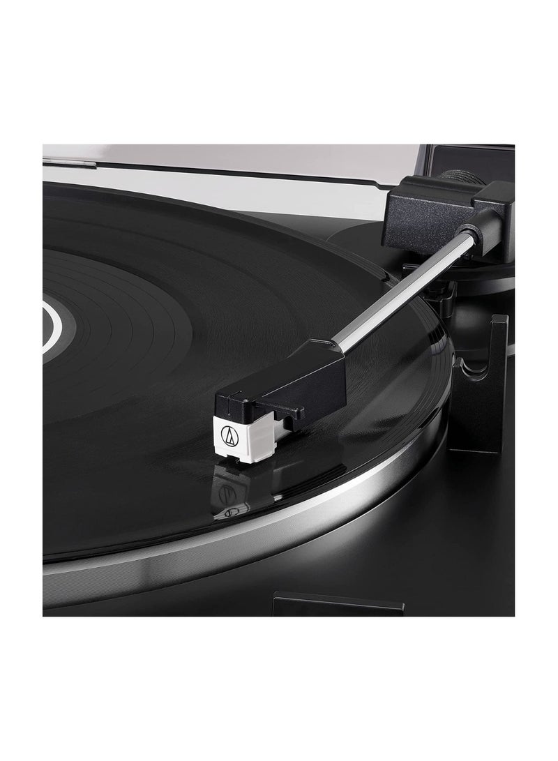 Audio-Technica AT-LP60X- Fully Belt-Drive Turntable - Black  - Image 2