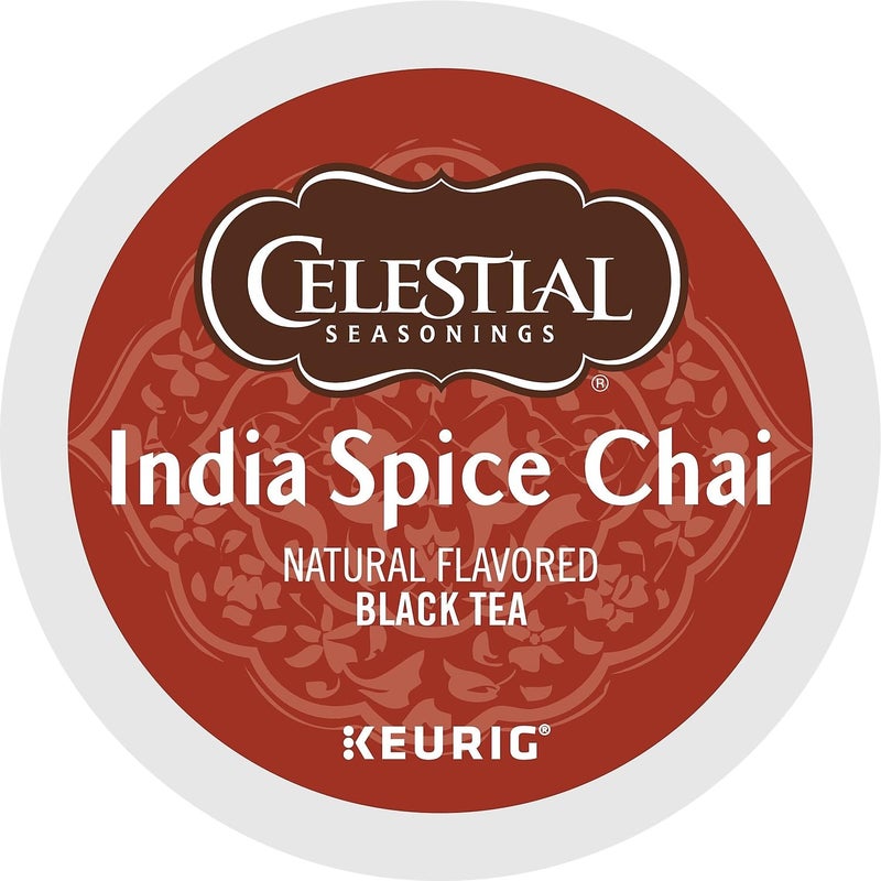 Celestial Seasonings India Spice Chai, K-Cup Portion Pack for Keurig K-Cup Brewers, 24-Count - Image 3