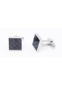 Silver Tone Square Carbon Fiber Men Cufflinks In Gift Box Unisex Polished Brass Cuff Links Tuxedo Shirt Wedding Business Gift (Square Silver Cufflinks) - pzsku/ZF5A7D4B0D691D182C1DFZ/45/_/1718183258/5555e776-4089-4871-a4b2-adcd1d062be6