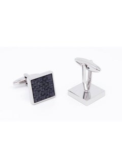 Silver Tone Square Carbon Fiber Men Cufflinks In Gift Box Unisex Polished Brass Cuff Links Tuxedo Shirt Wedding Business Gift (Square Silver Cufflinks) - pzsku/ZF5A7D4B0D691D182C1DFZ/45/_/1718183258/ec6bfef3-b9fe-430a-bbfb-6e12d324f40b