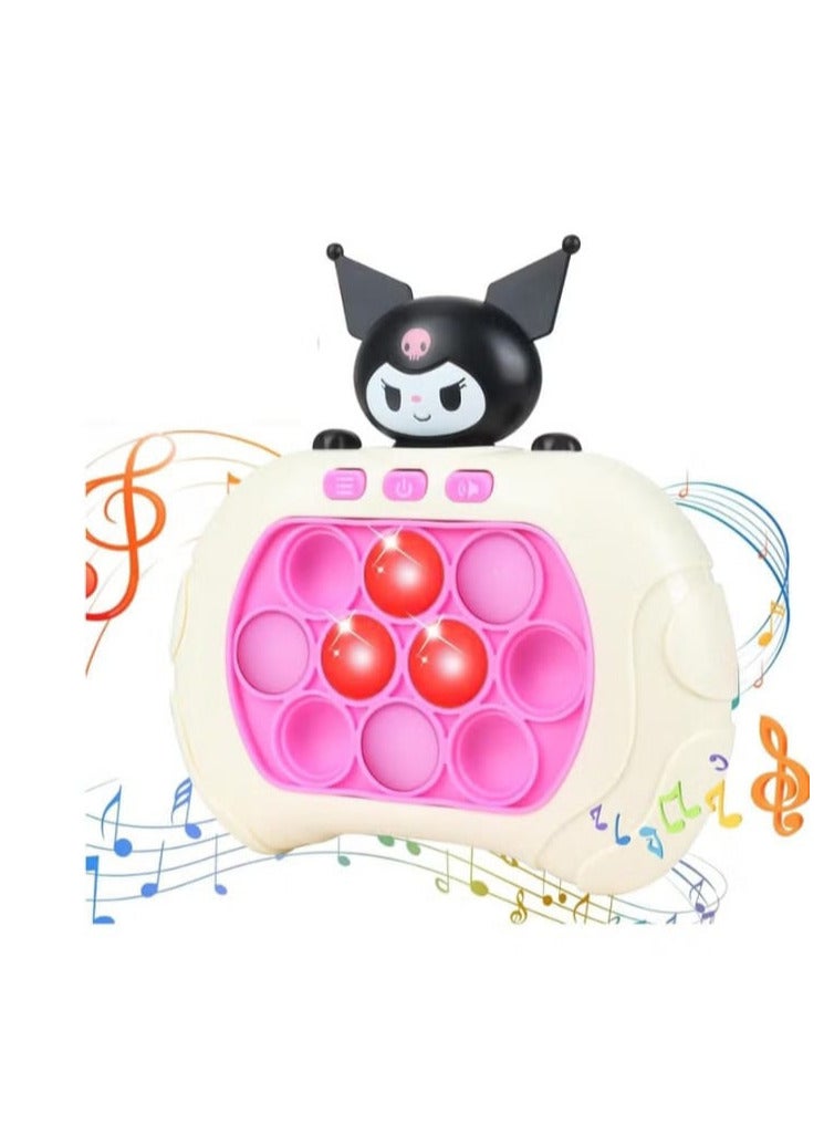 Pop Push Bubbles Fidget Toys Puzzle Toy Adult Cartoon Game Console with Lights (K1) - Image 1