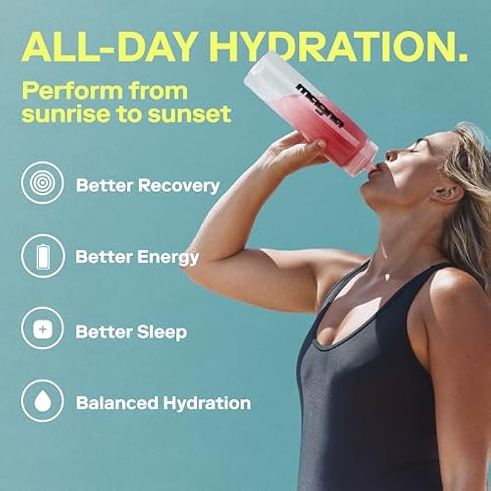 MAGNA Electrolytes Powder Drink Mix for Hydration, Energy & Focus Support with Magnesium L Threonate, Sodium, Potassium, Vitamin D, B6 & B12, Sugar Free, Variety Pack, 7 Servings - Image 4