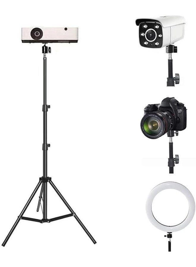 (58-170cm) Adjustable Height Projector Stand, Projector Floor Tripod, Folding Tripod Stand, Portable Projector Stand For Home/meeting/Studio - Image 1