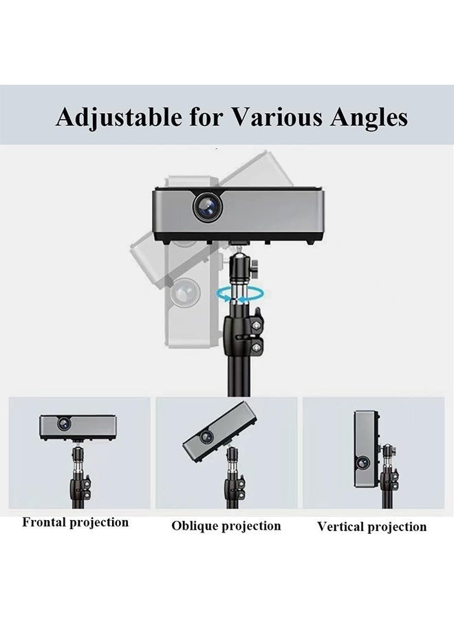(58-170cm) Adjustable Height Projector Stand, Projector Floor Tripod, Folding Tripod Stand, Portable Projector Stand For Home/meeting/Studio - Image 2