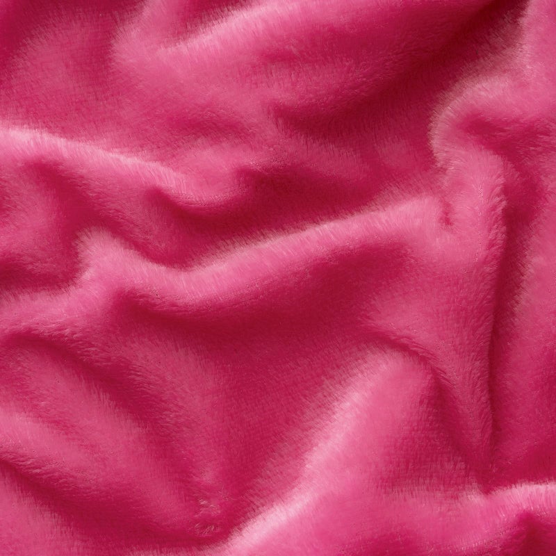 ANRODUO Pack of 2 Hot Pink Throw Pillow Covers Luxury Fluffy Pillows Faux Fur Decorative Pillows Plush Cushion Case Fuzzy Mongolian Merin Style for Bed Couch Sofa Living Room Spring Decor 18x18 Inch - Image 4