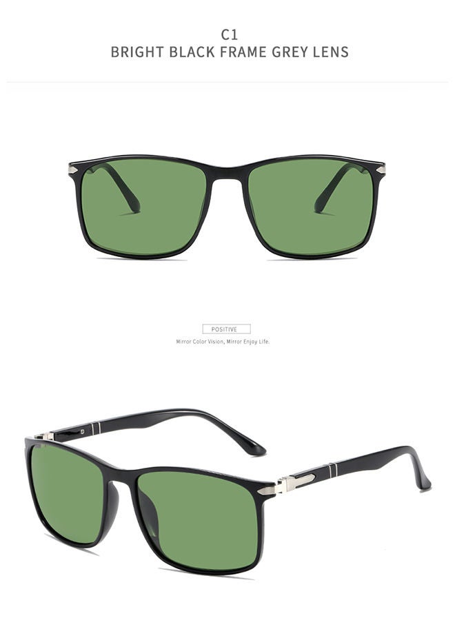 شاربدو نظارة شمسية مربعة Galss Lens للرجال - Image 2