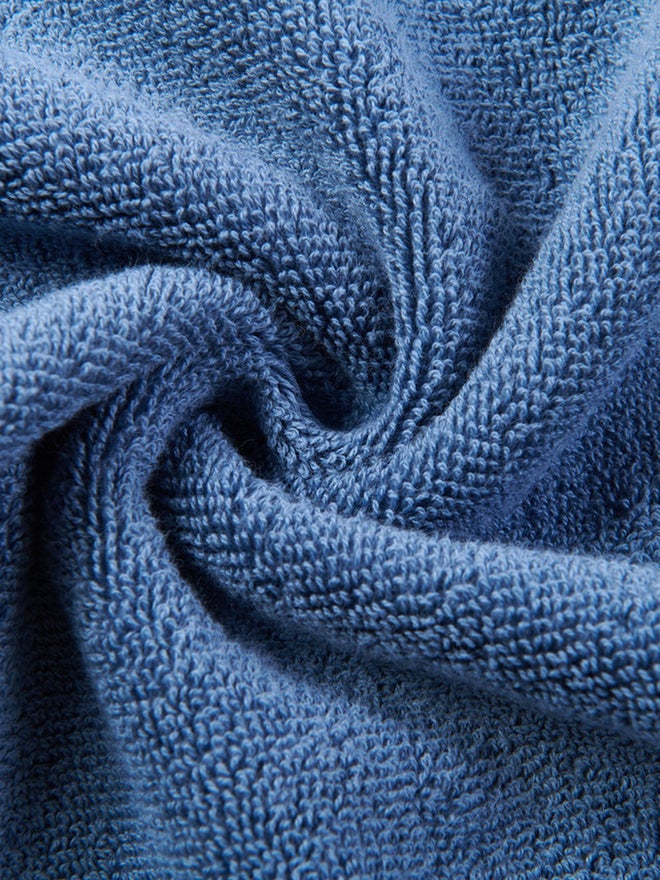CANNON Dobby Border Bath Towel 580Gsm 70X140Cm 100% Cotton Petrol Blue - Image 5