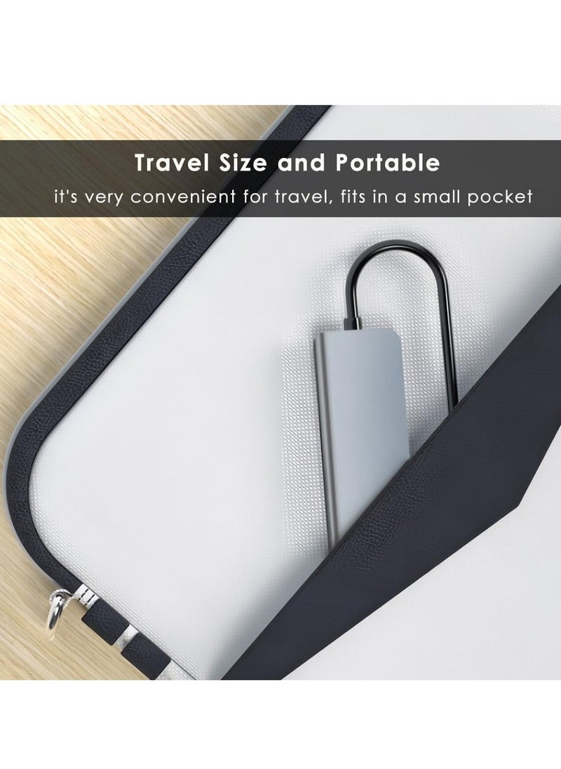 أيمارس 6 في 1 موزع USB C متعدد المنافذ من النوع C Dock إلى محول HDMI مع فتحات قارئ بطاقات HDMI SDF 4K HDMI TF 3 منافذ USB 3.0 لمك بوك اير M3 M3 M2 M1 iPad Pro M4 iPhone 16 15 Pro Max Galaxy S24 S23 Ultra Silver  - Image 4
