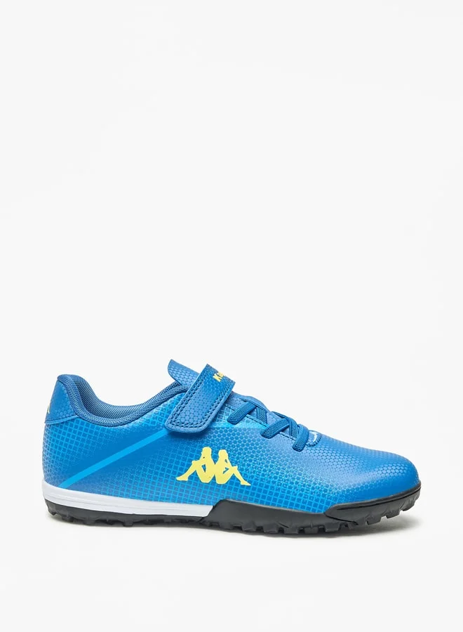 Kappa Boys' Printed Lace Detail Walking Shoes with Hook and Loop Closure