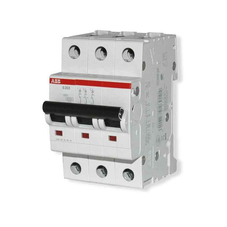 ABB 10K MCB 32A TP MCB Triple Pole C Curve Pack of 1 SW203MC32  - Image 3