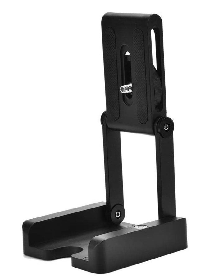 Z Flex Tilt Tripod Head, Aluminum Alloy Folding Z Shape Tilt Pan Head Quick Release Plate Bracket for Nikon for Canon DSLR Cameras, Tripod Quick Release Plate - Image 2