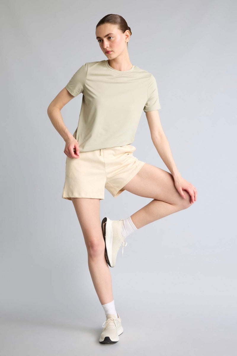 DeFacto Standard Fit Elastic Waist Sports Shorts - Image 1