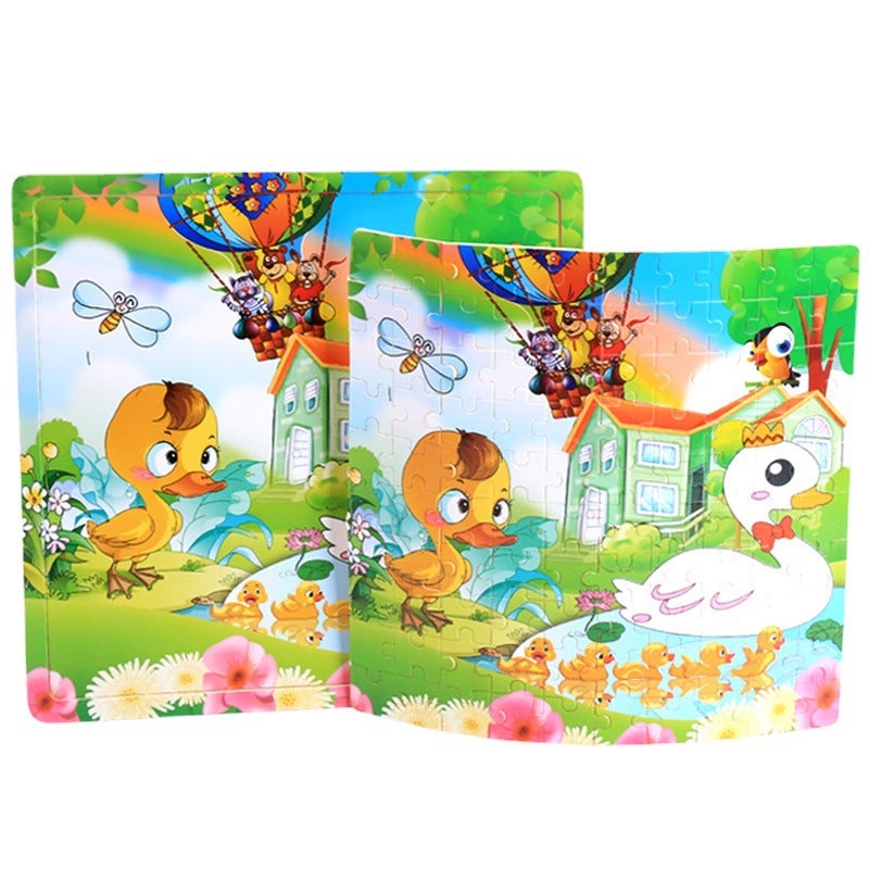 Factory 100 Pieces Of Wooden Puzzle Puzzle Children'S Early Education Educational Toys Selling - Image 5