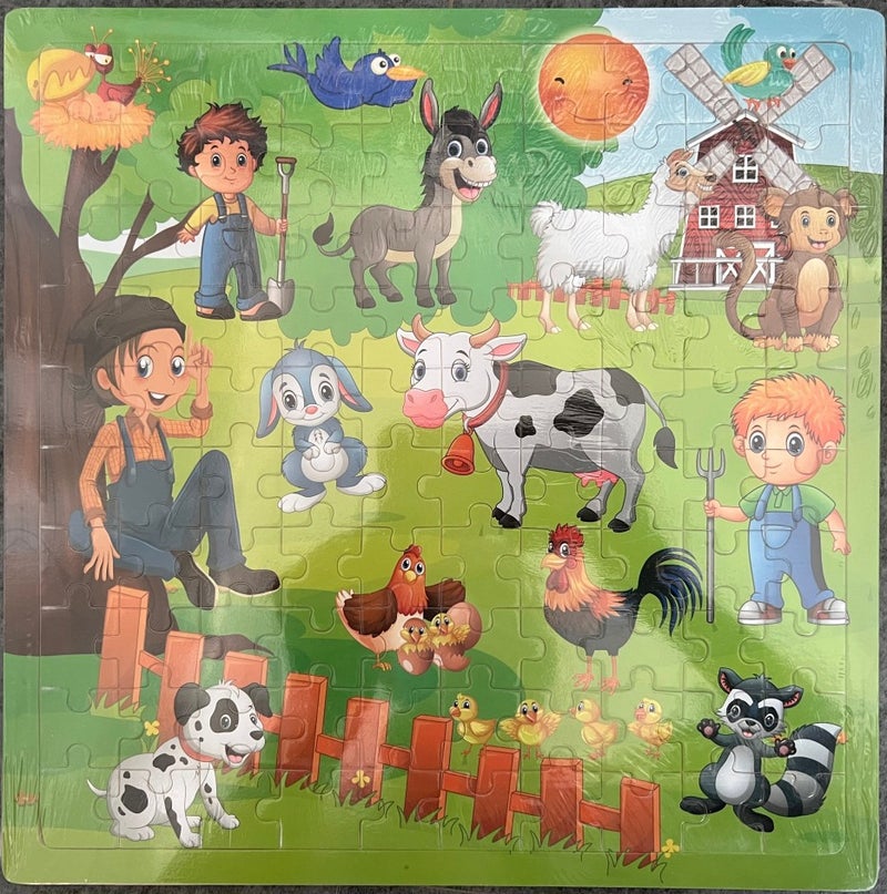 Factory 100 Pieces Of Wooden Puzzle Puzzle Children'S Early Education Educational Toys Selling - Image 1