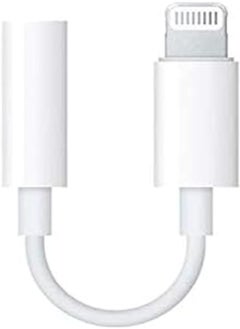 Generic Lightning to Headphone Jack Adapter (White, 3.5mm) 