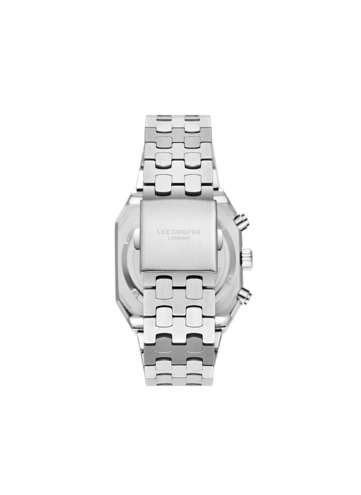 Lee Cooper Men's Multi Function Display Watch With Silver Metal Strap - LC08023.390