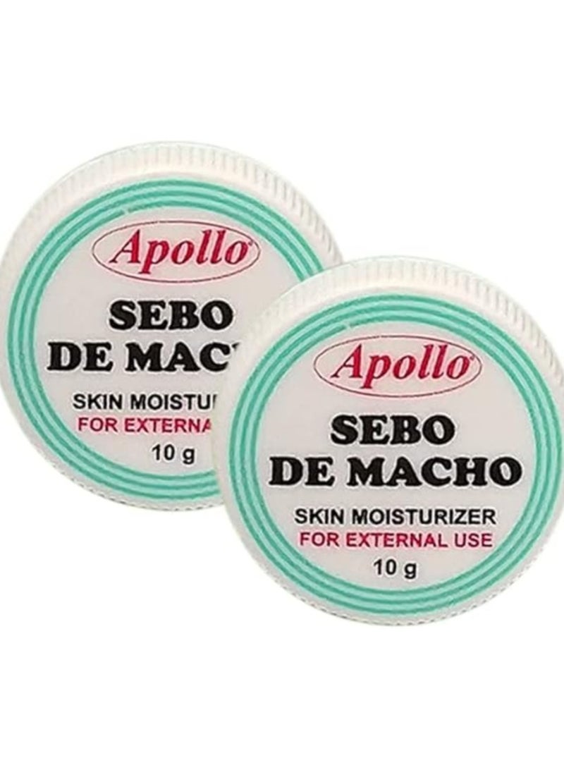 Apollo Sebo de Macho Skin Moisturizer 2-Pack (2 x 10g) - Image 1