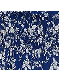 MELA LONDON Ditsy Print Bardot Dipped Hem Dress
