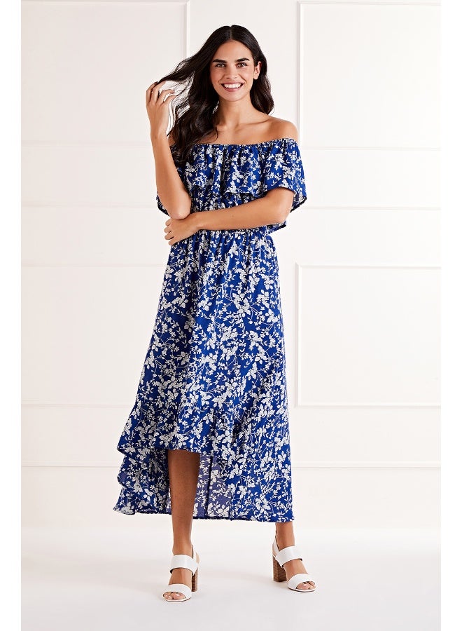 MELA LONDON Floral Off-Shoulder Dress - Image 1