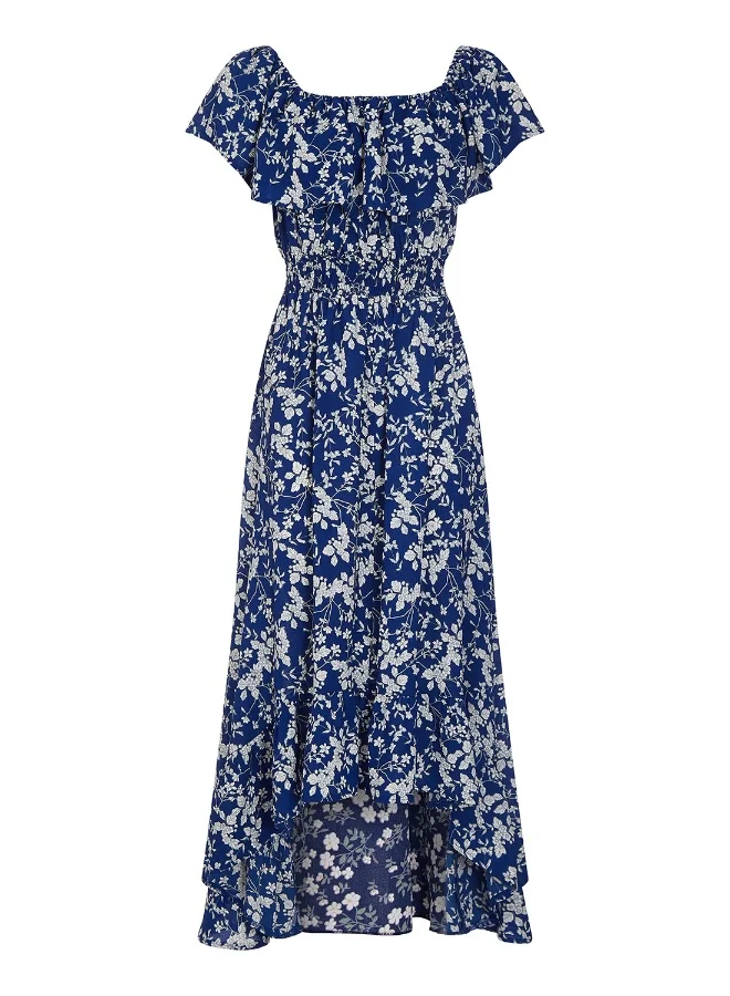 MELA LONDON Floral Off-Shoulder Dress