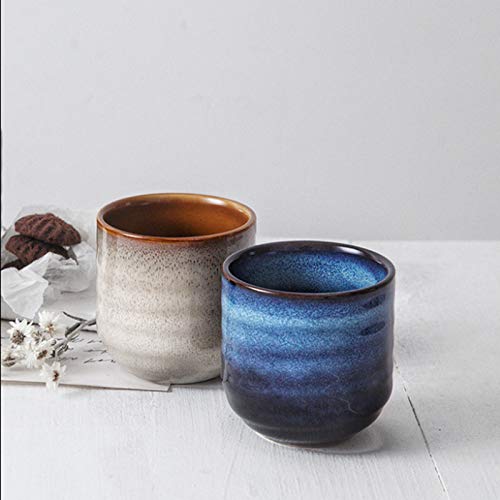 Lxuwbd Japanese Style Ceramic Tea Set, Tea Cup, Coffee Cup, Yerba Mate Set, Ceramic Mate Cup Set of 4 (green) - Image 5