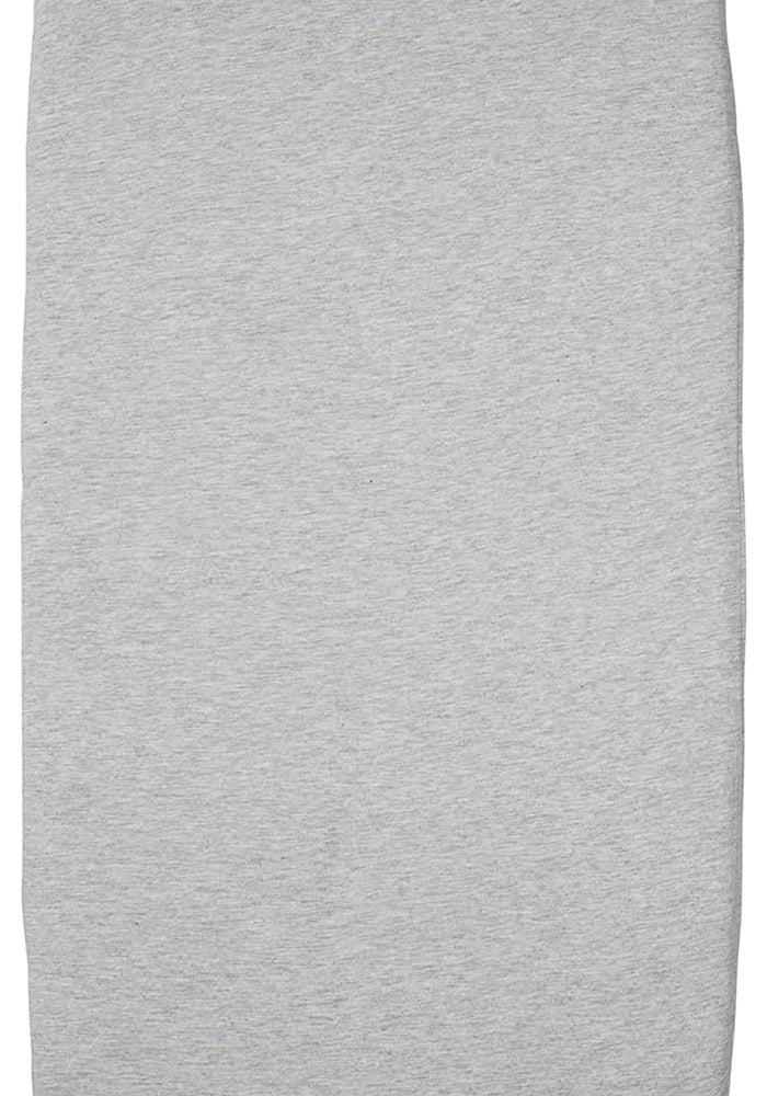 Joolz Essentials Medium Grey Melange 100% Organic Cotton Fitted Sheet for Joolz Cots - Image 1
