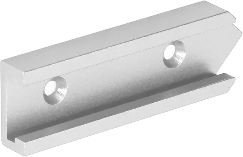 Silver Aluminum Alloy T Track Connector 4Pcs 100mm Length 30mm Width Universal Woodworking Table Saw Circular Saw DIY Project - Image 4