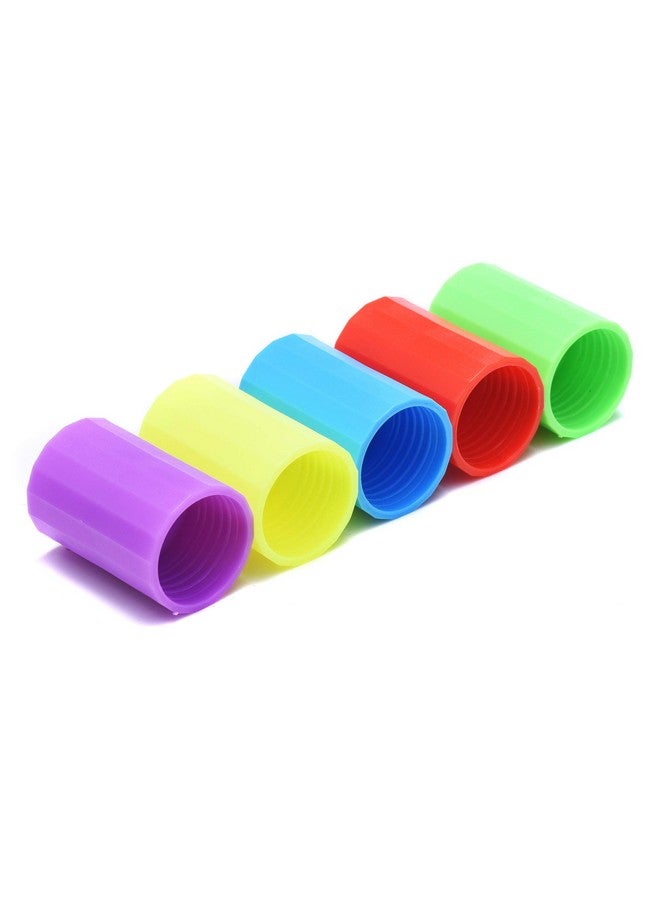 Mihey Tornadoes In A Bottle, 20 Pcs Plastic Tornado Bottle Connector Vortex Connector Cyclone Tube For Scientific Experiment, 5 Colors - Image 2