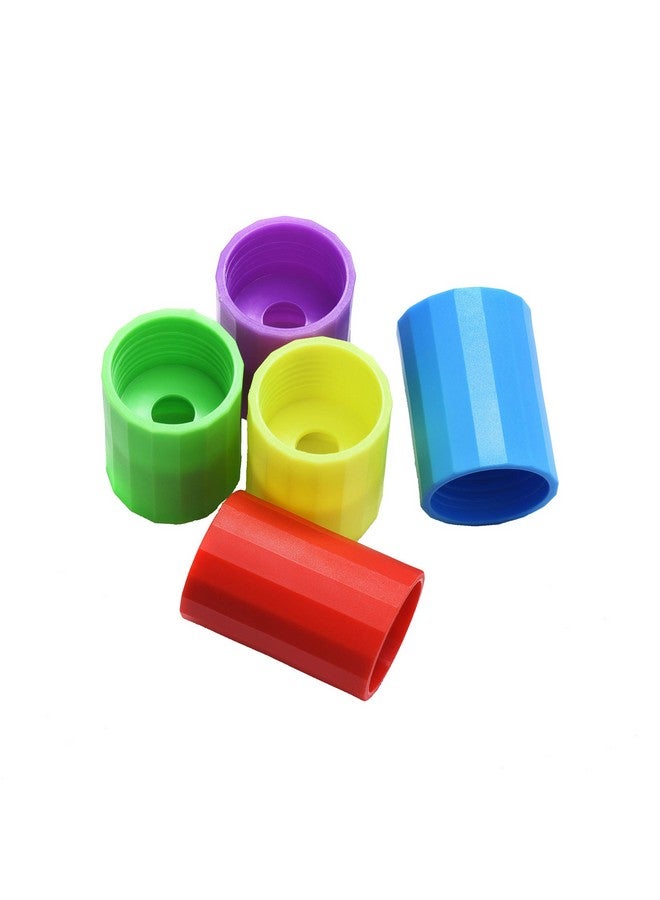 Mihey Tornadoes In A Bottle, 20 Pcs Plastic Tornado Bottle Connector Vortex Connector Cyclone Tube For Scientific Experiment, 5 Colors - Image 4