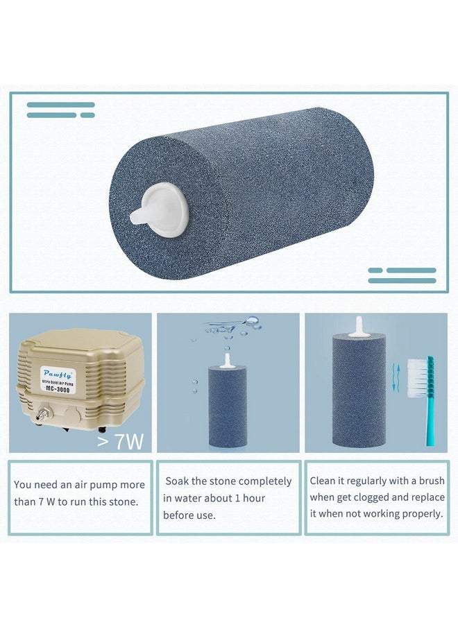 Pawfly Pawfly Aquarium 4 Inch Air Stone Cylinder for Larger Pumps Bubble Diffuser Release Tool for Buckets Fish Tanks Outdoor Garden Ponds and DWC Reservoirs, 4 Pack  - Image 5